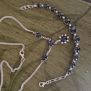 Blue Star Sapphire Set
